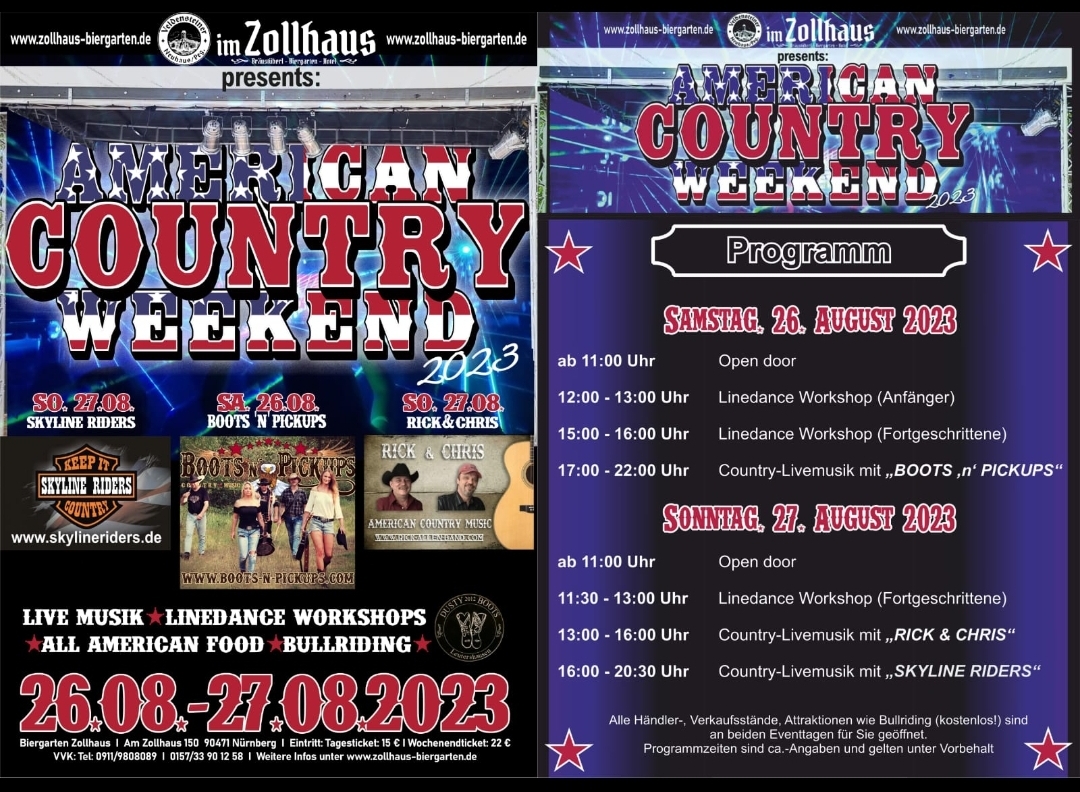 American Country Weekend im Zollhaus